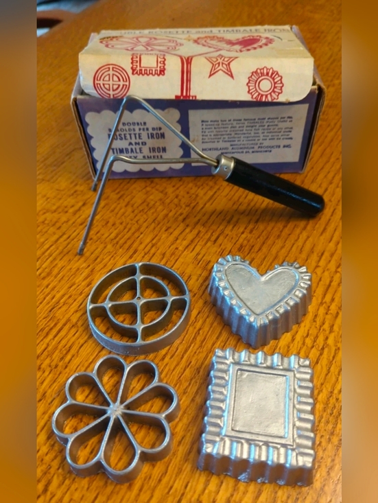 Nordic Ware Other - Vintage Double Rosette Iron And Timbale Iron Patty Shell Molds Nordic Ware